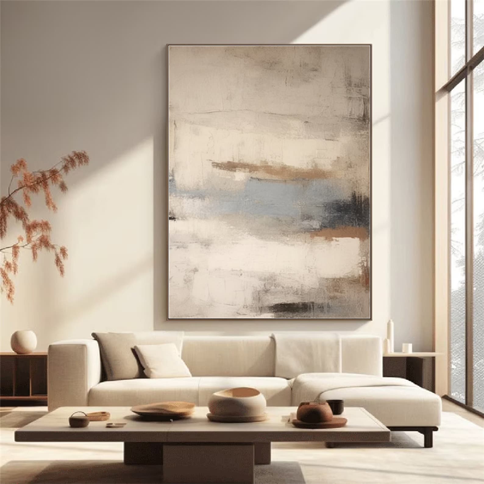 Dune Whisper Digital Wall Painting
