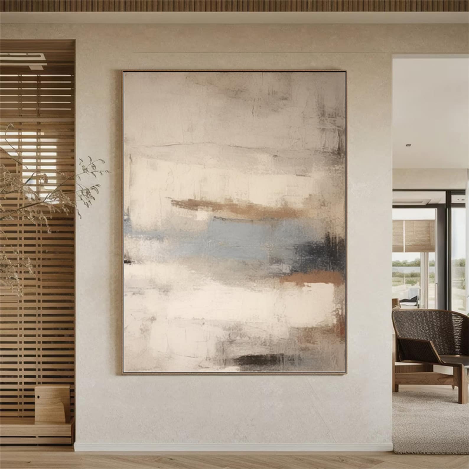 Dune Whisper Digital Wall Painting