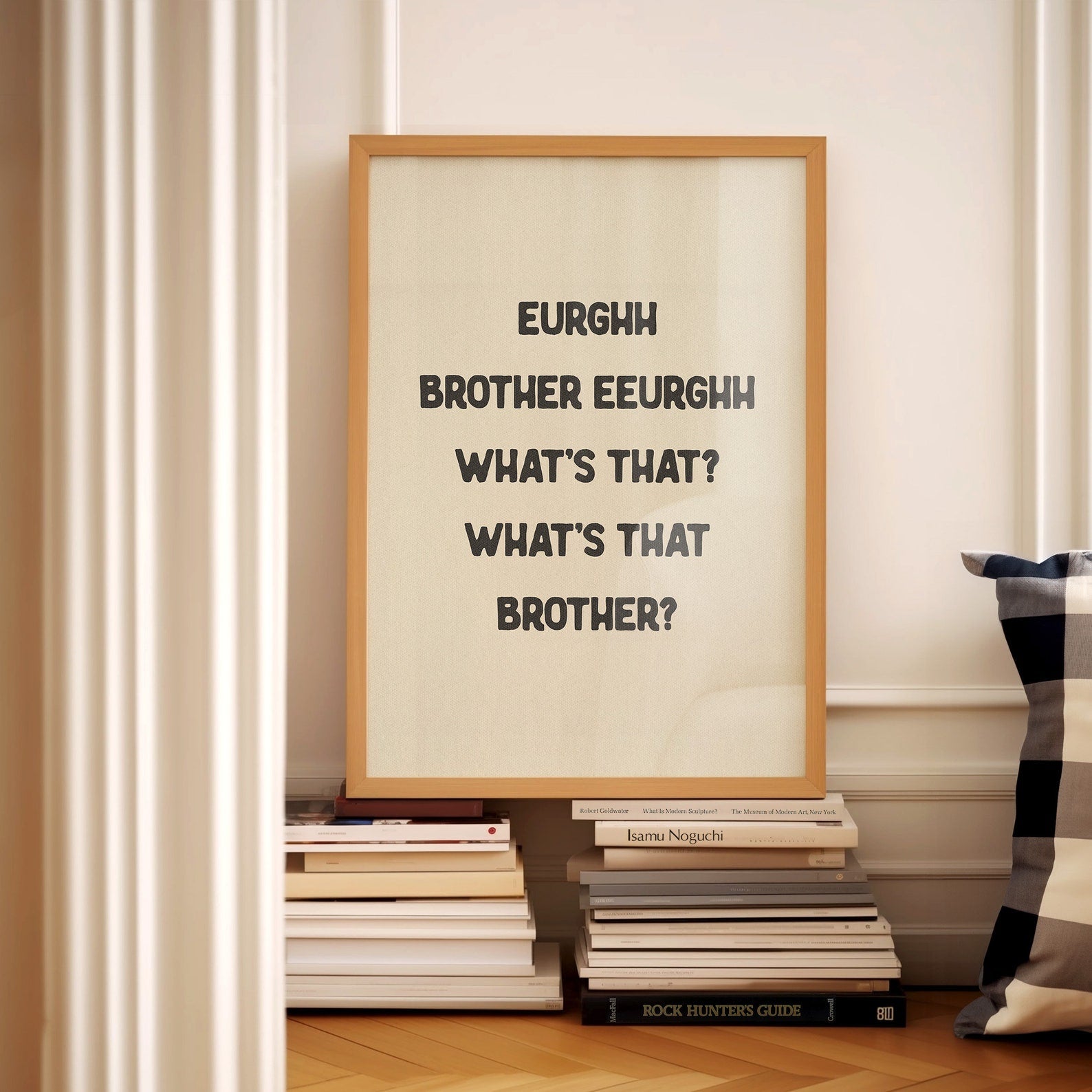 Eurghh Brother, What’s That? Digital Art Poster