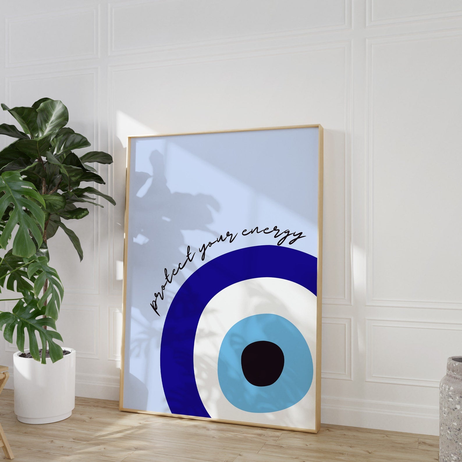 Aura Evil Eye Digital Art Poster