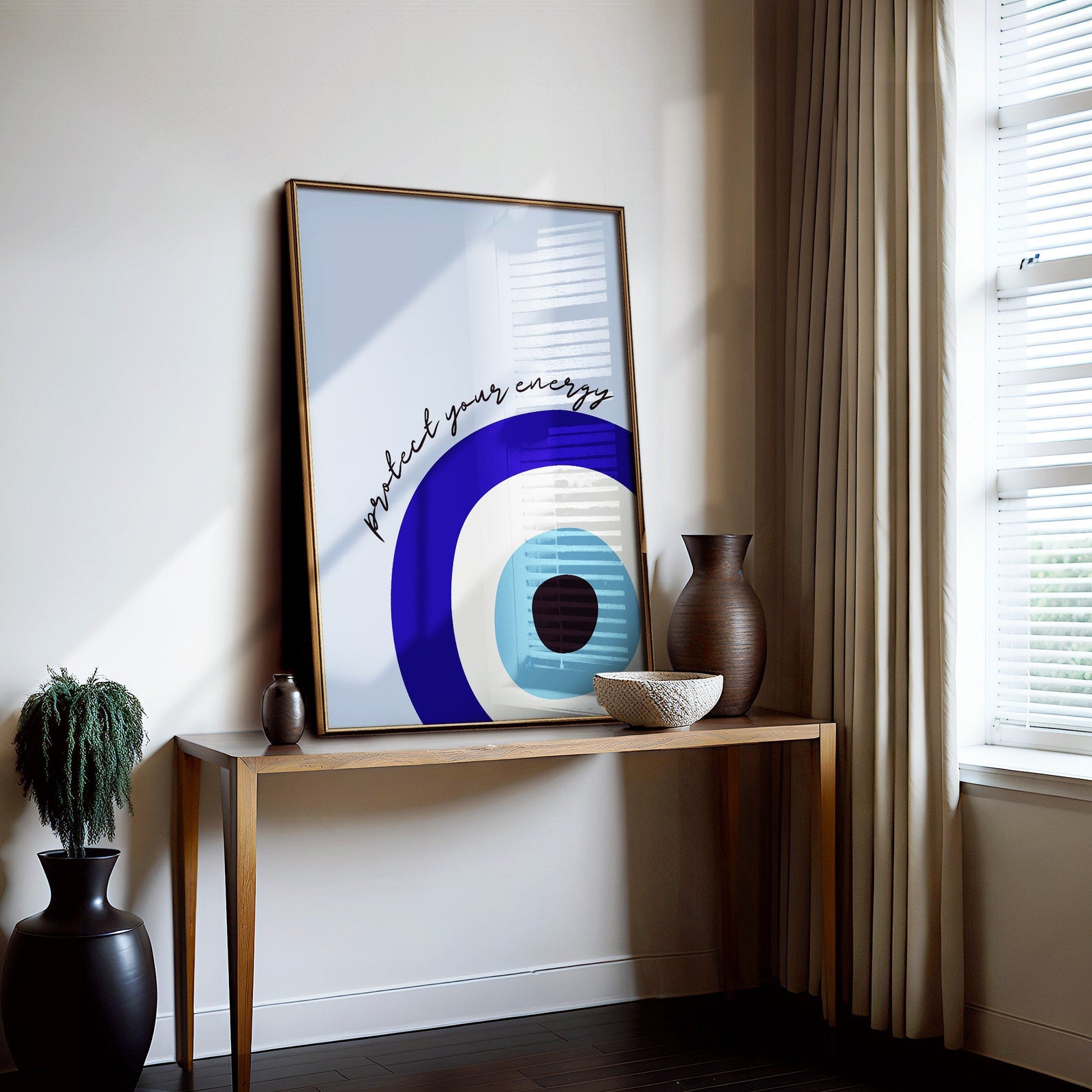 Aura Evil Eye Digital Art Poster