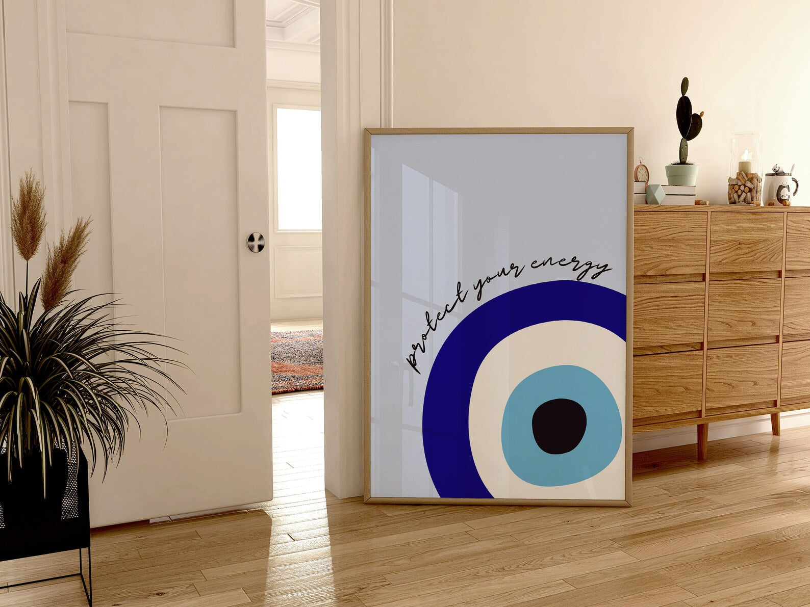 Aura Evil Eye Digital Art Poster