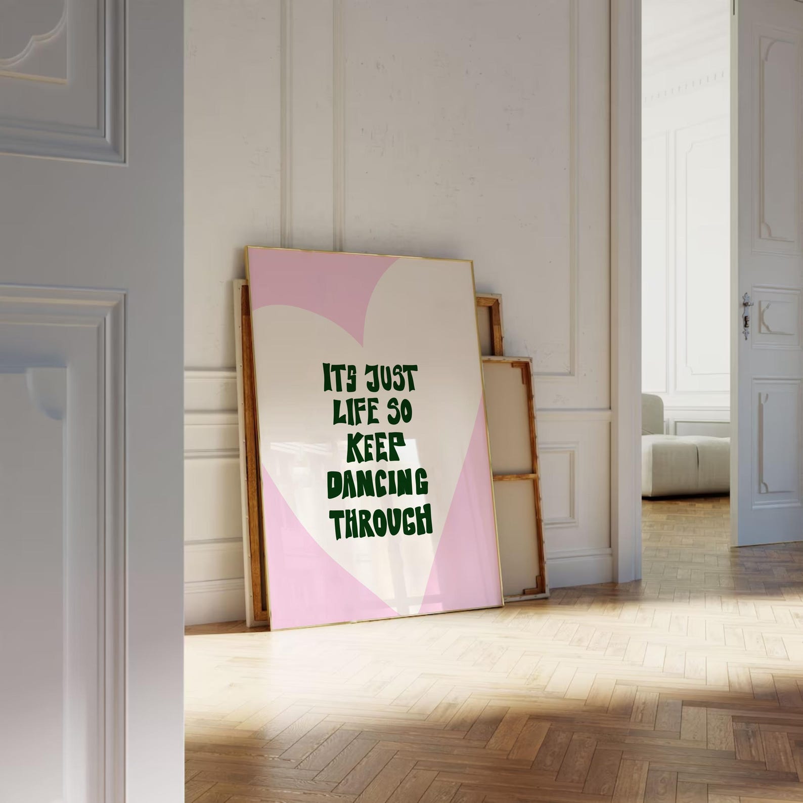 Dancing Through Life Digital Art Poster