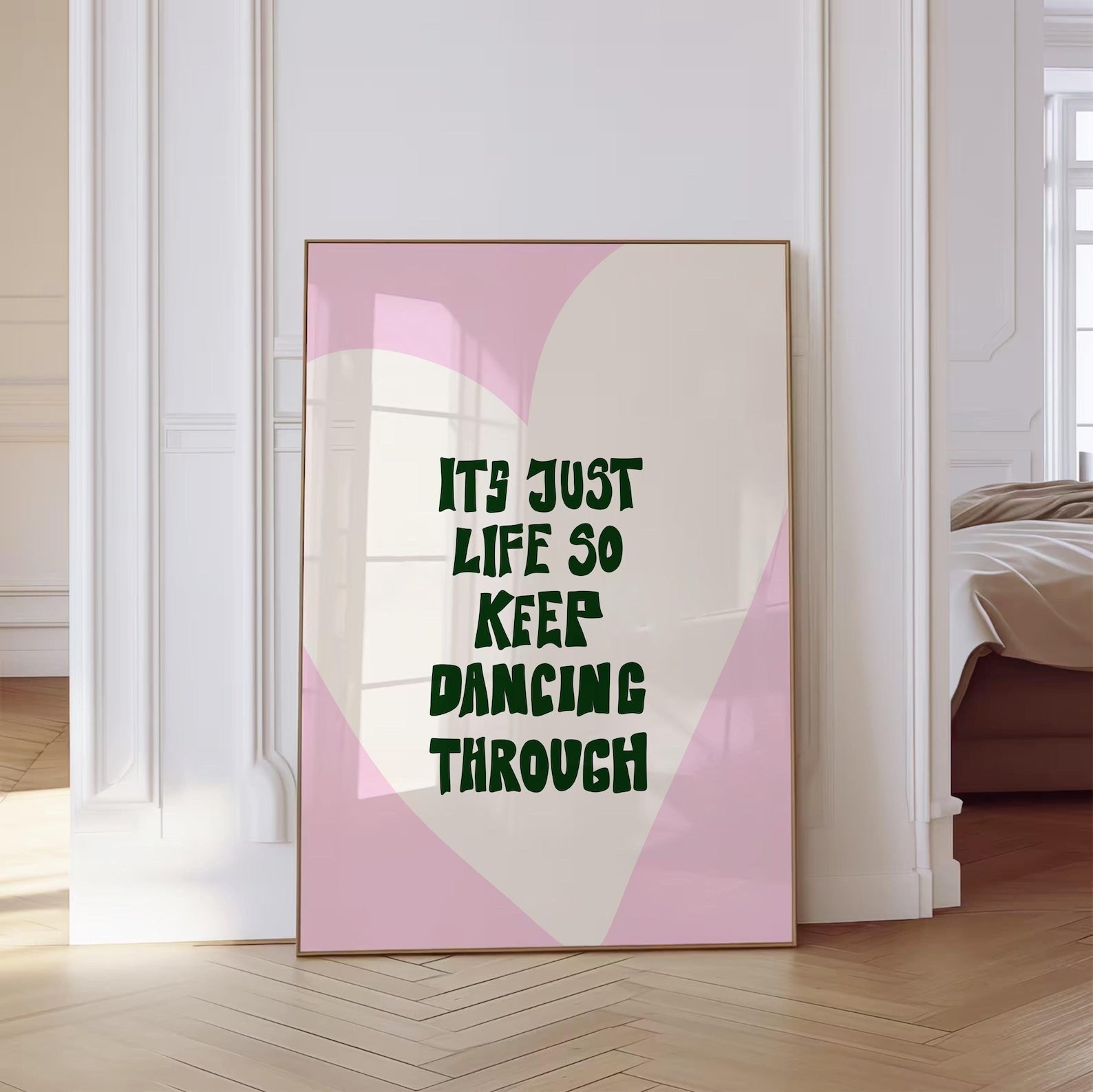 Dancing Through Life Digital Art Poster