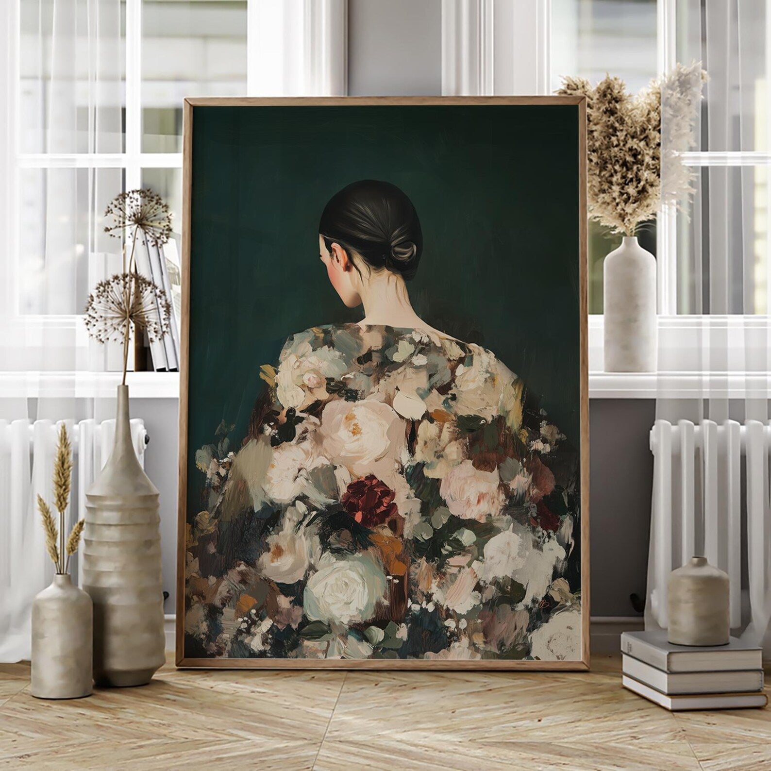 Verdant Muse Digital Wall Painting
