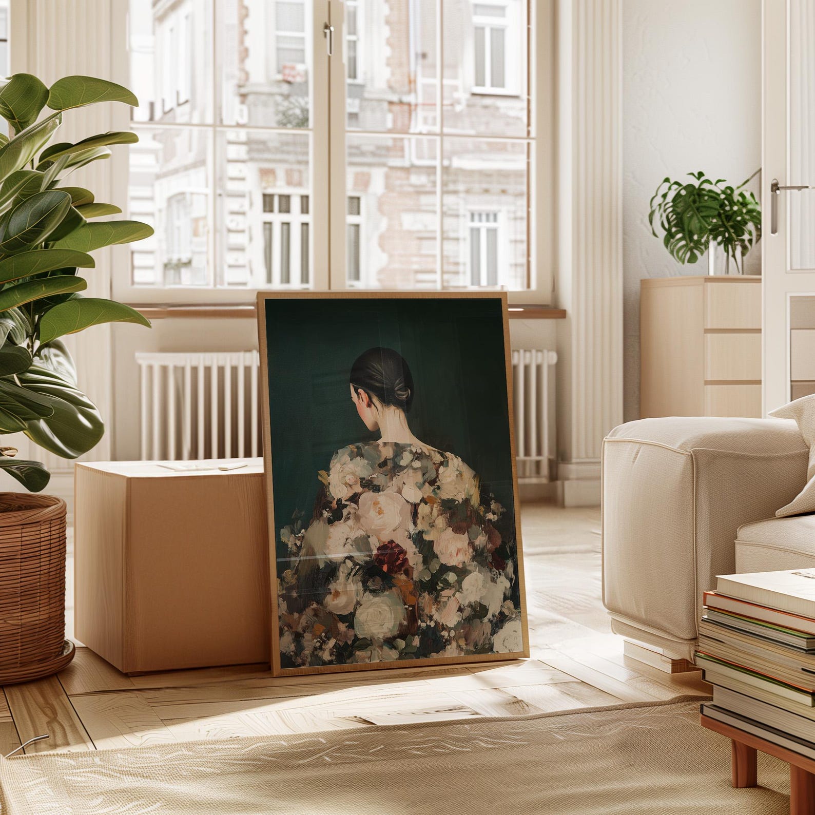 Verdant Muse Digital Wall Painting