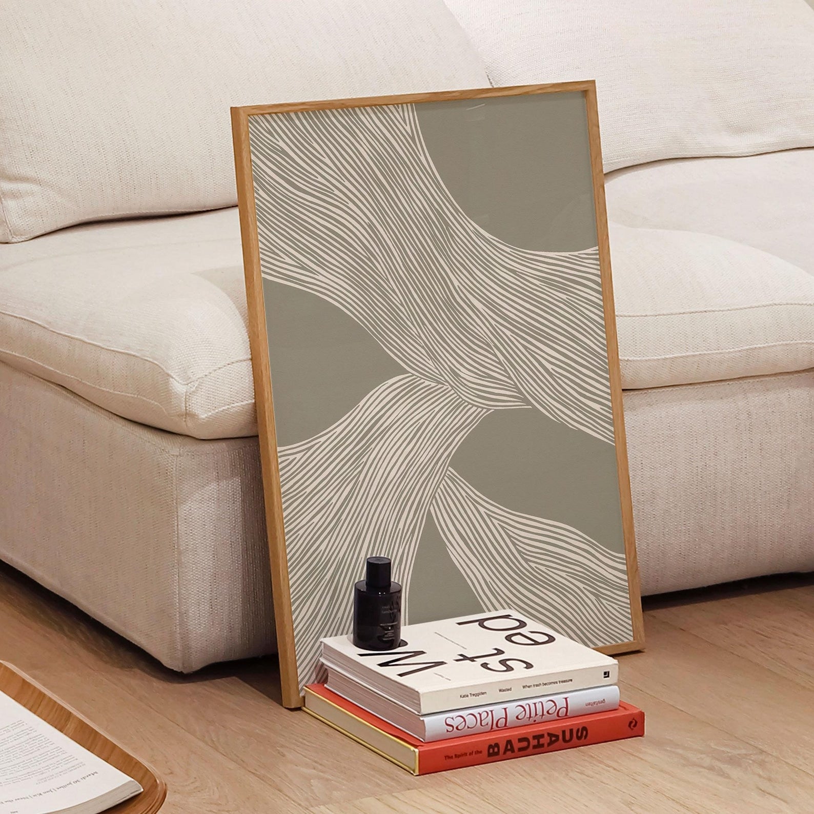 Sage Flow Digital Wall Painting