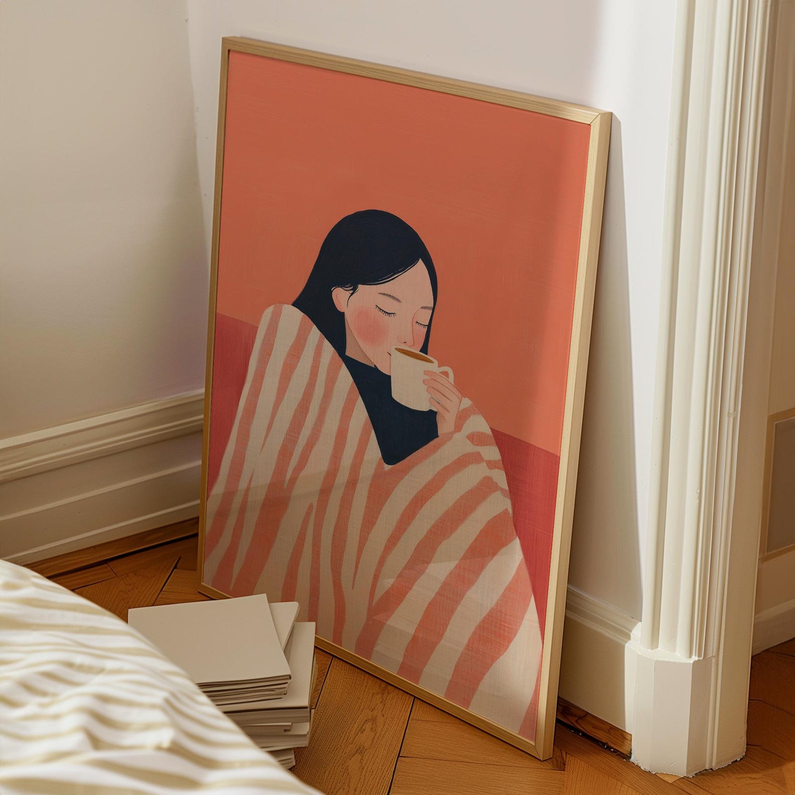 Morning Muse Digital Wall Painting