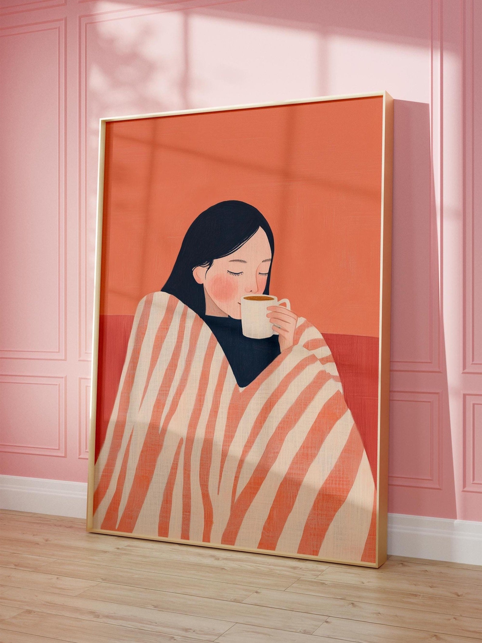 Morning Muse Digital Wall Painting