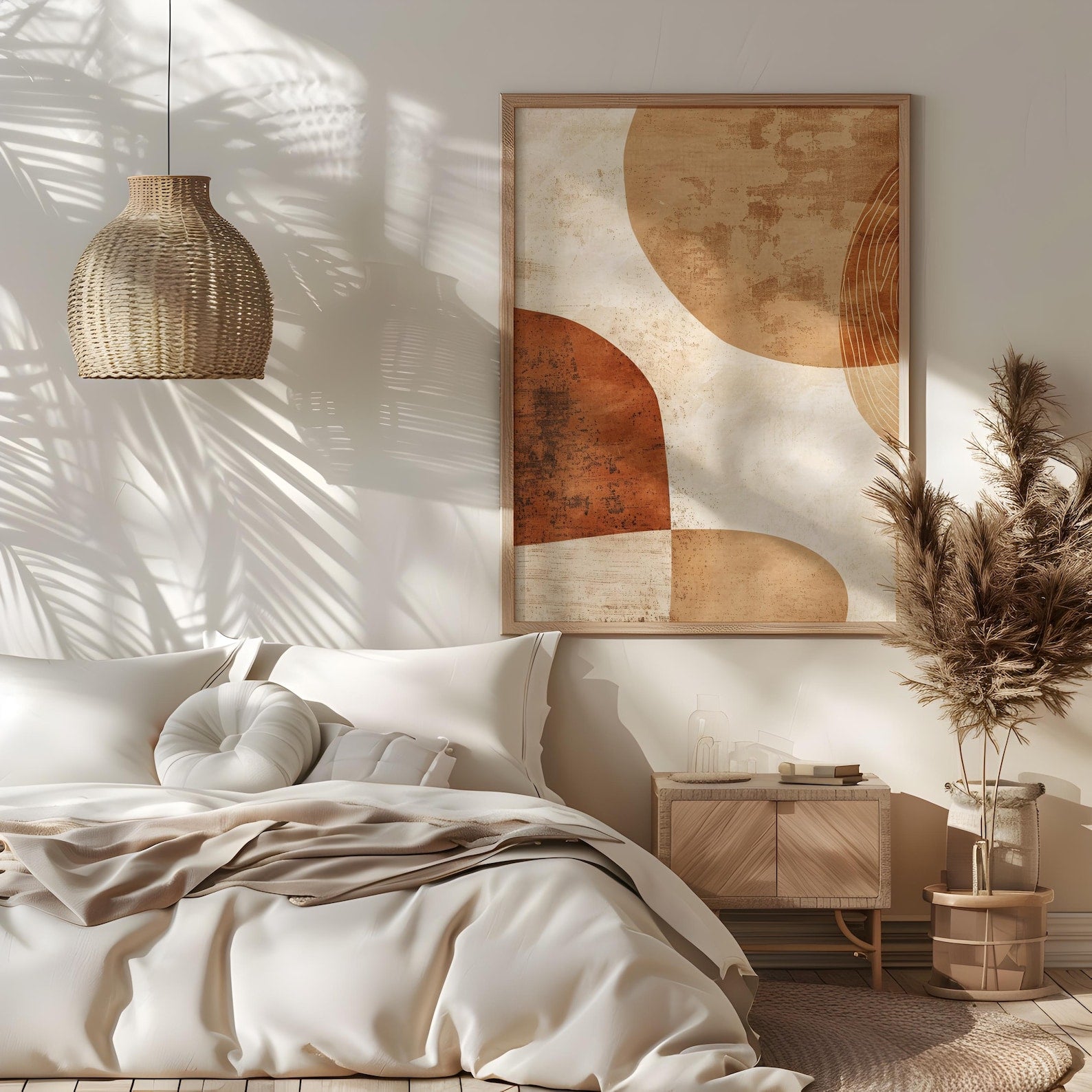 Earth Whispers Digital Wall Painting