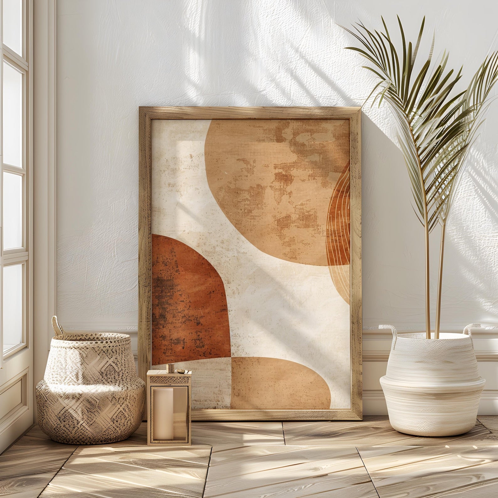Earth Whispers Digital Wall Painting