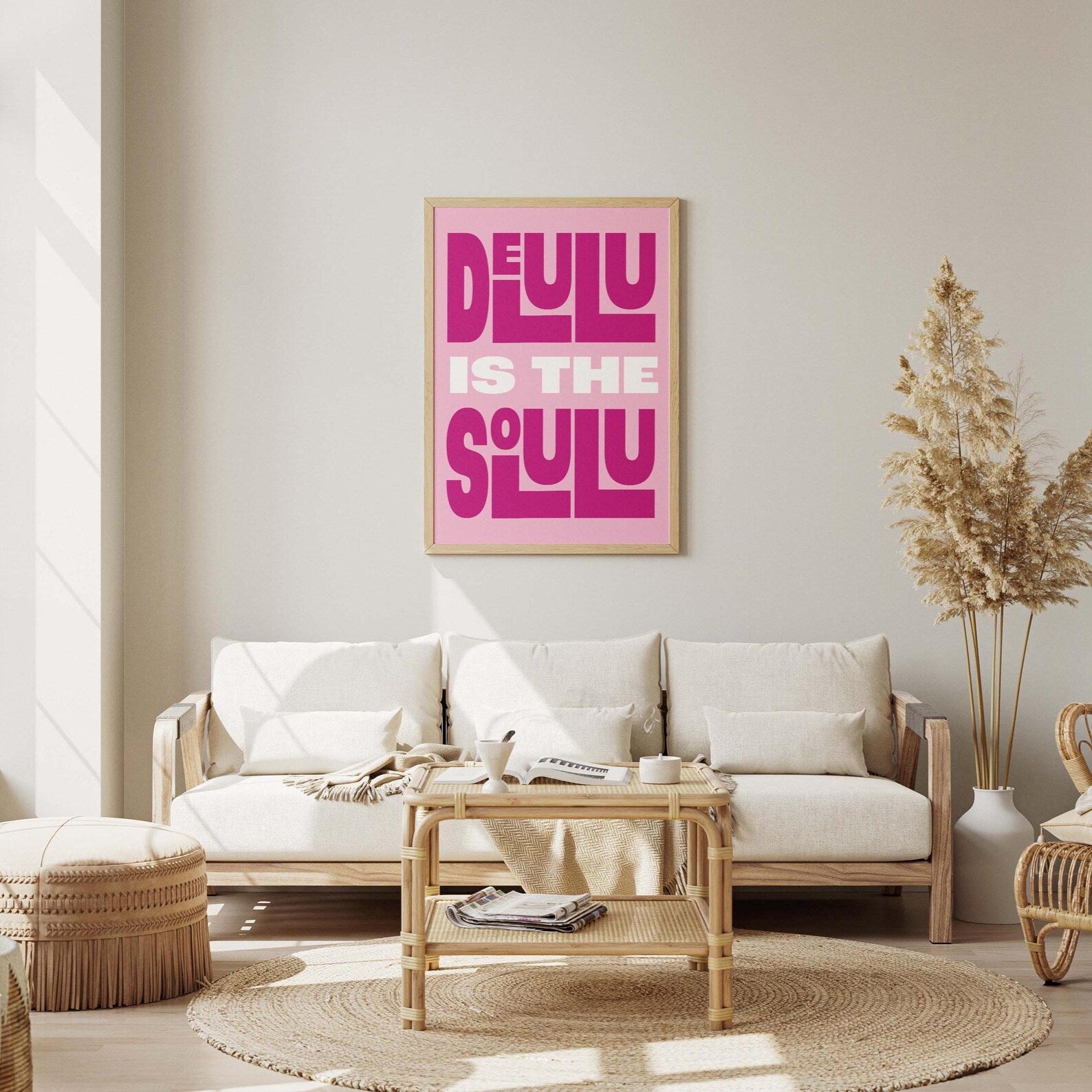 Delulu Is The Only Solulu Digital Art Poster