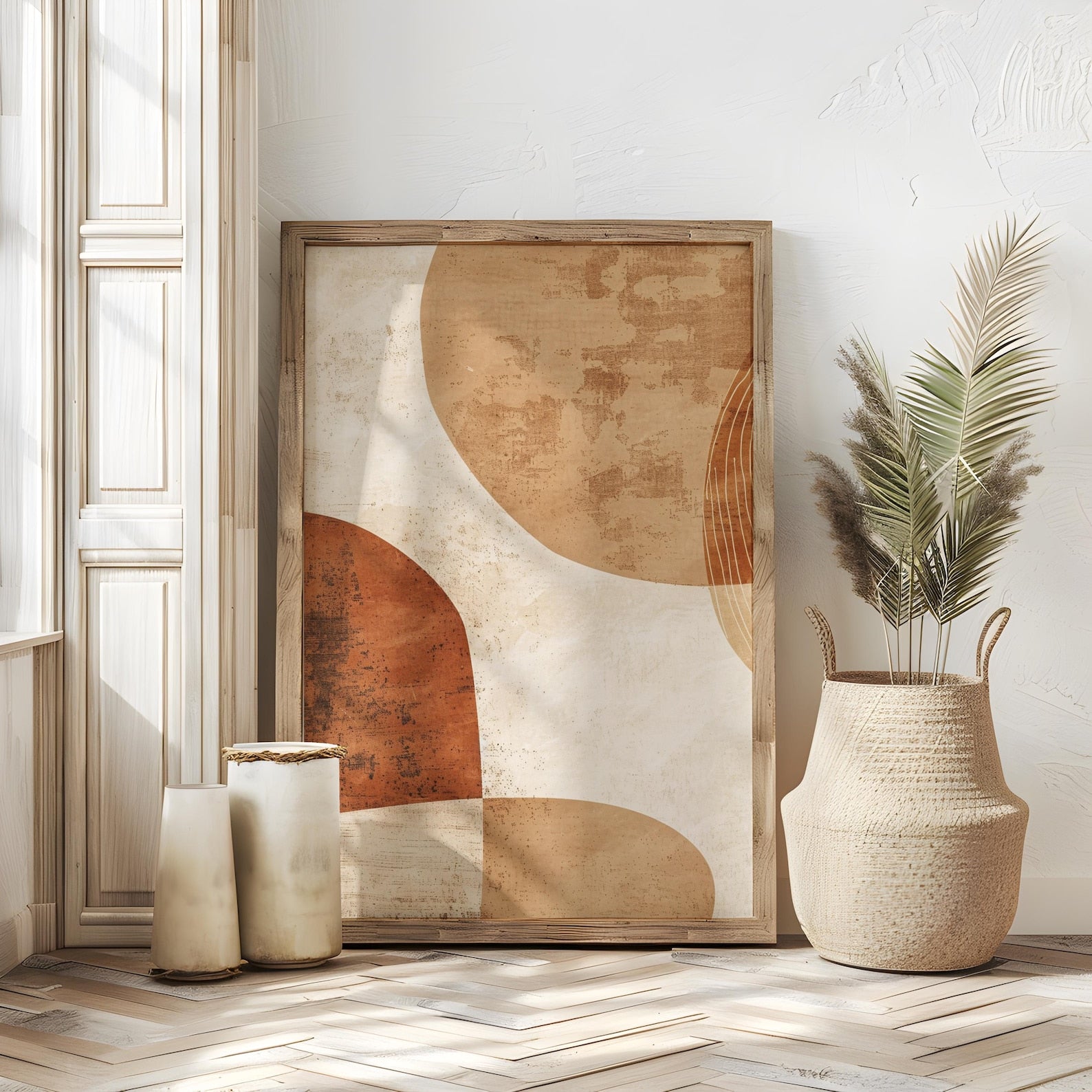 Earth Whispers Digital Wall Painting