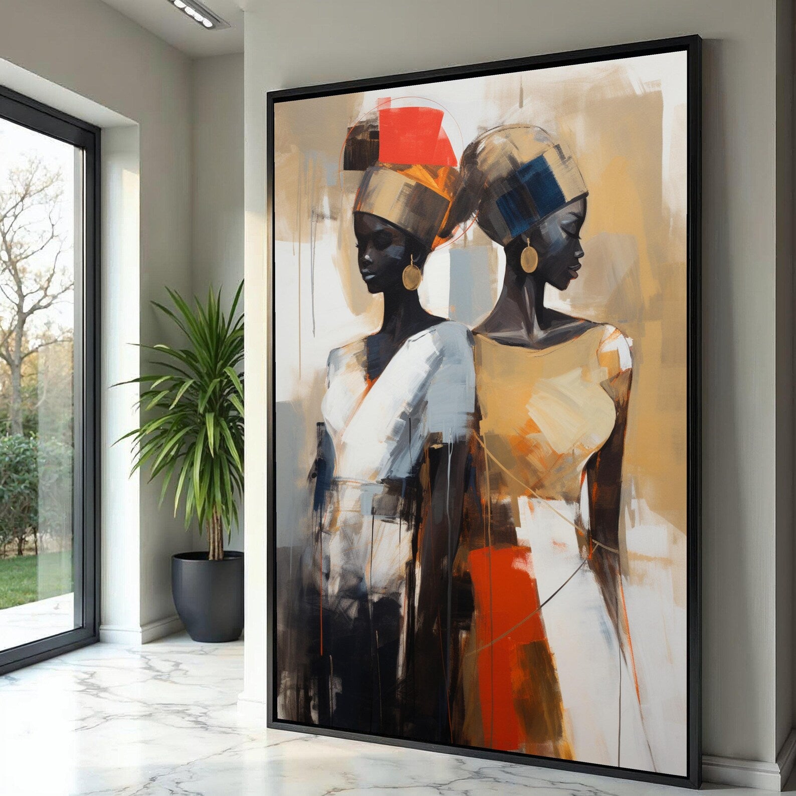Radiant Essence Digital Wall Painting