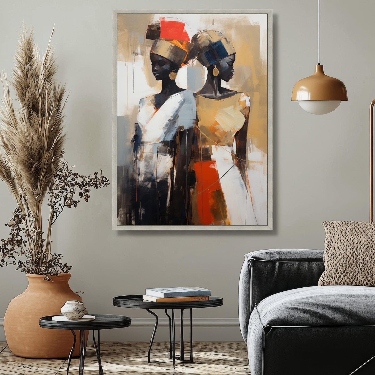 Radiant Essence Digital Wall Painting
