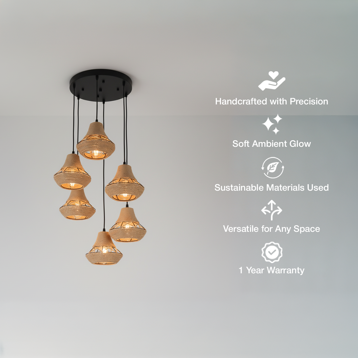 Boho Cascade Chandelier