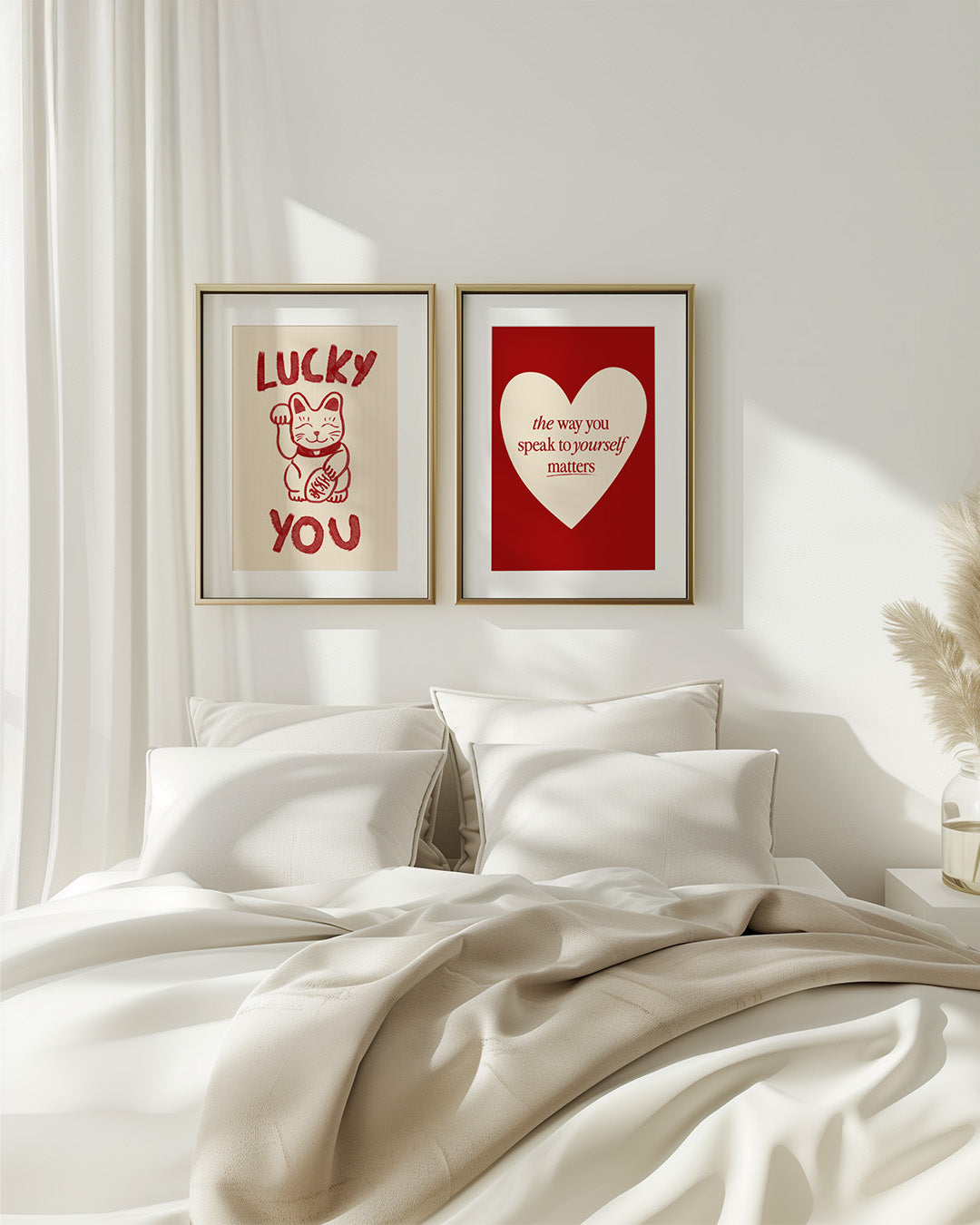 Positive Self Talk Digital Art Poster