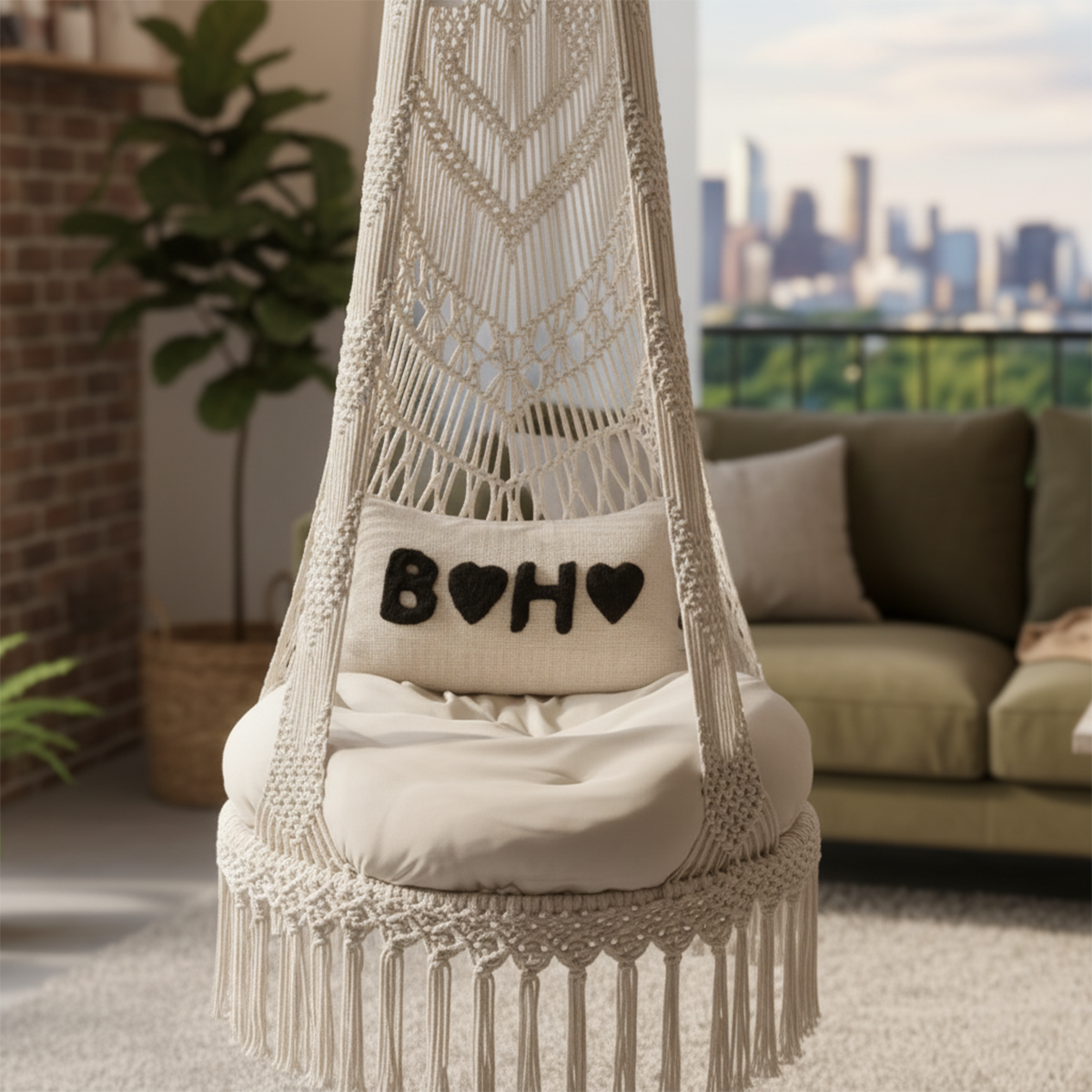 Raven Knot Hanging Swing