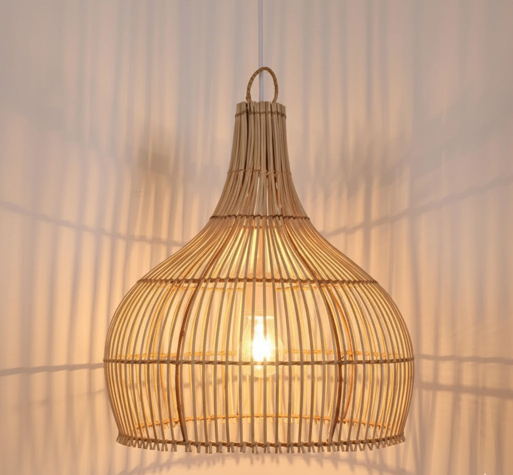Elia Rattan Pendant Lamp
