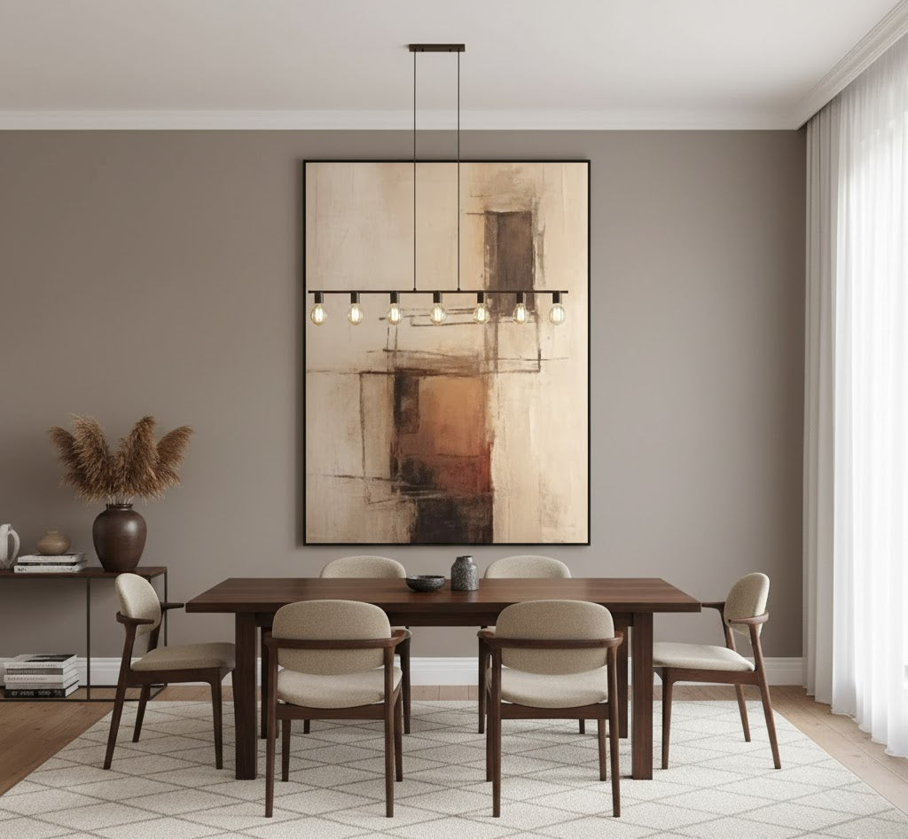 Horizon Strata Handmade Wall Painting