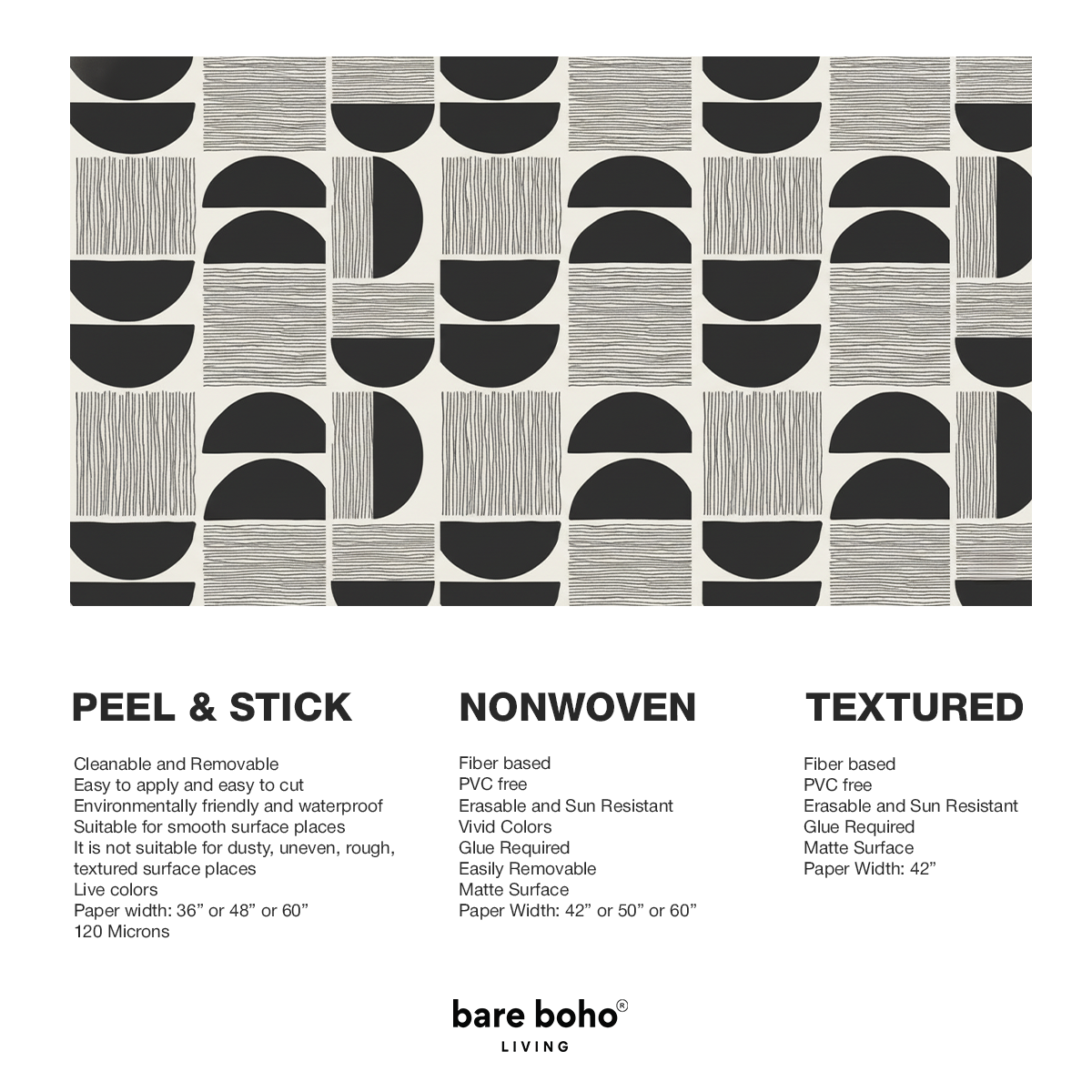 High-Contrast Geometric Wallpaper